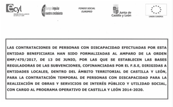 Contratación de personas con discapacidad